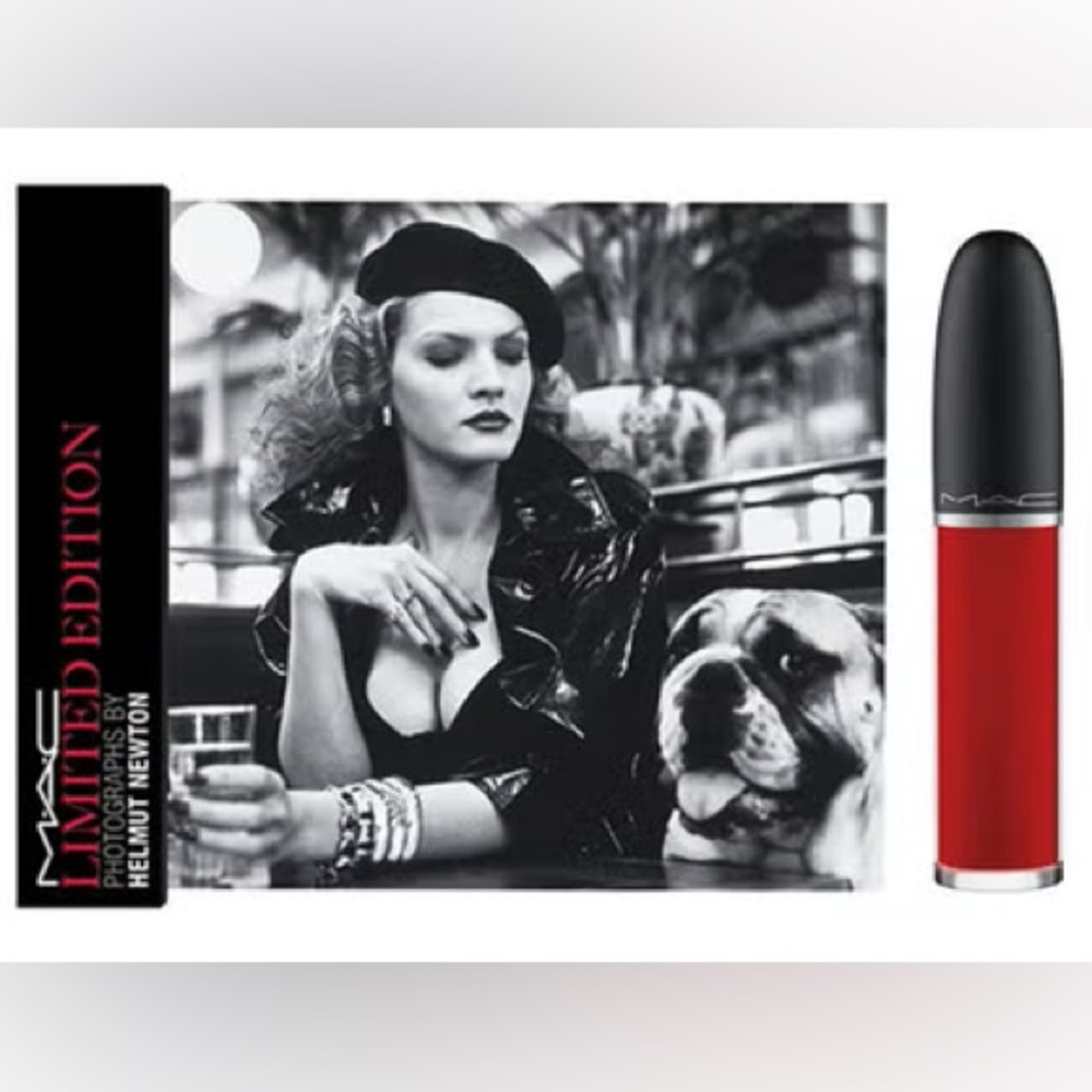 MAC Limited Edition Helmut Newton Retro Matte Liquid Lipstick in Chateau M